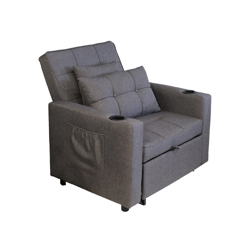 Sofá cama extensible BELLE con portavasos
